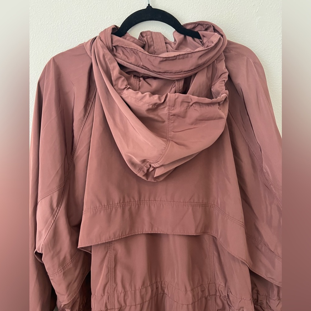 Athleta Dusty Rose Drip Drop Lightweight Jacket Women's Size 2X (0582) - Picture 8 of 11